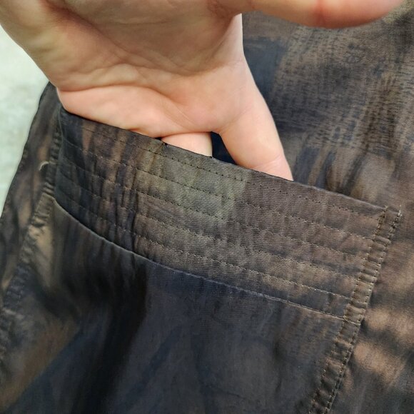 Forecaster of Boston Vintage Coat Jacket XS Hooded Long Brown Pockets Nylon - Picture 5 of 8